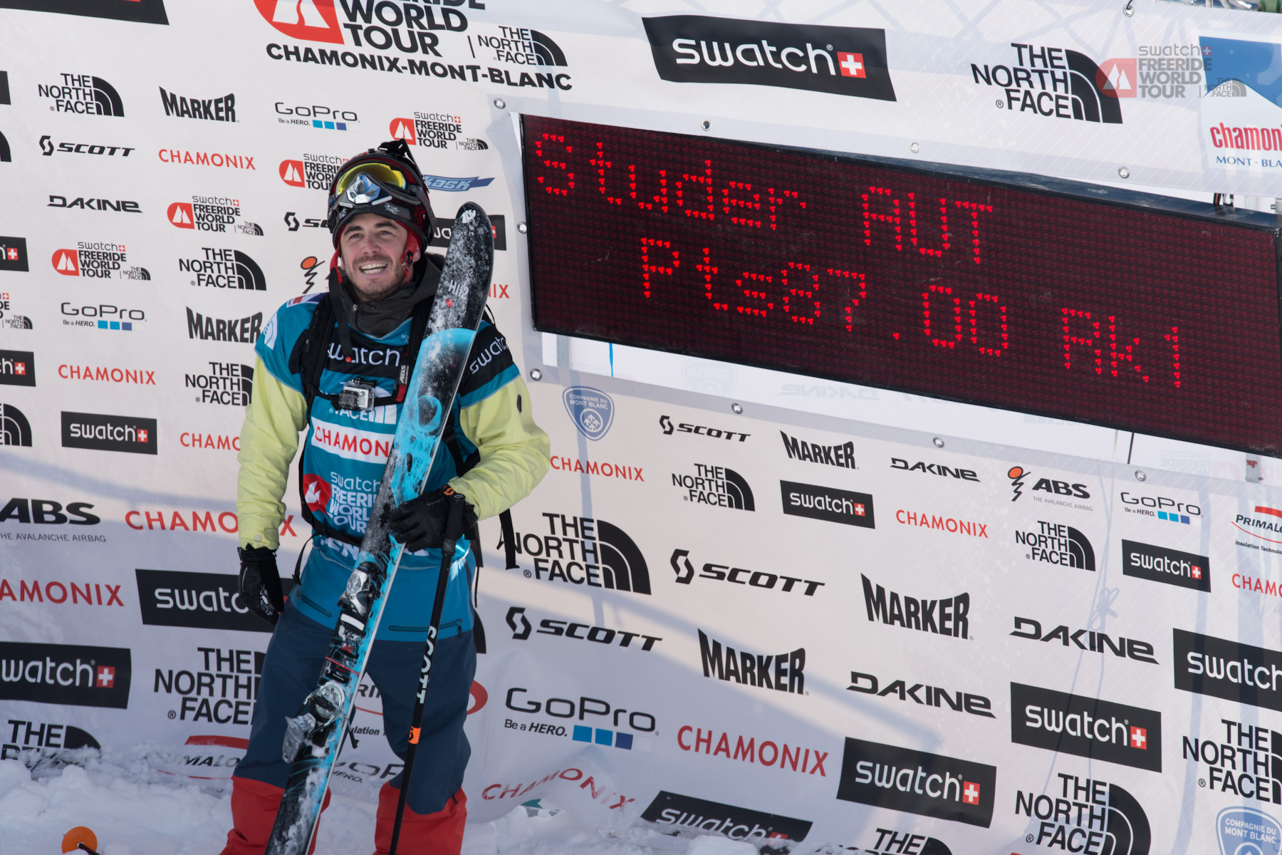 Portrait de Julien Lopez au Freeride World Tour à Chamonix